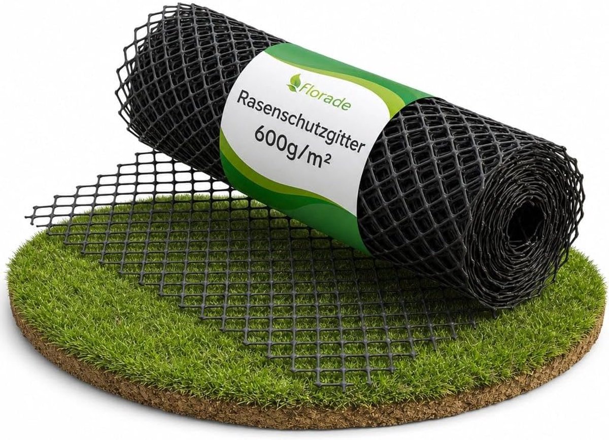 Lawn Grille 5 m - Plastic Drivable - HD Polyethyleen - Bescherming voor gras en grond - ShopVlot
