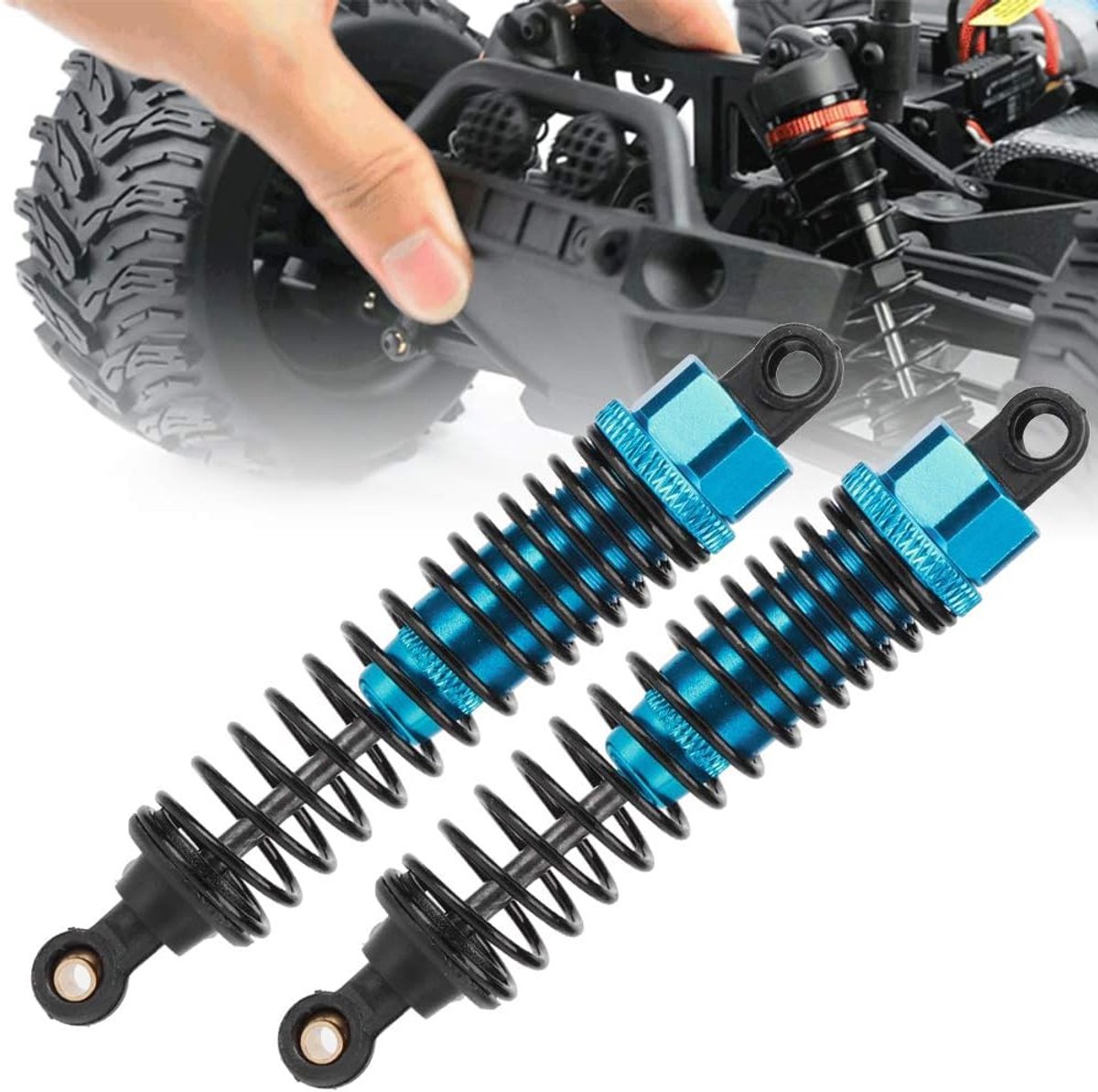 Modell Stoßdämpfer 55Mm Shock 2 Stuks Metalen Schokdemper Rc Auto