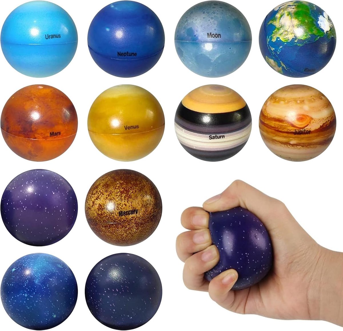 12 stuks, kinderspeelgoed, schuimsportballen, schuimsoftballen, stressballen, schuimballen, speelgoed voor kinderen en volwassenen