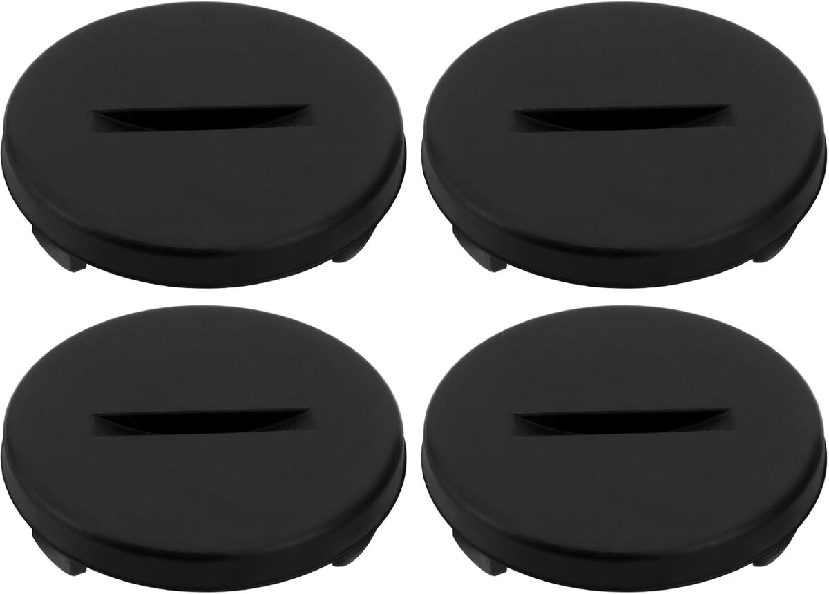 4 stks Batterij Cover Vervanging Hartslagmeter Batterij Cover 25mm Compatibel met Wahoo TICKR HRM Deel Reparatie Zwart Plastic