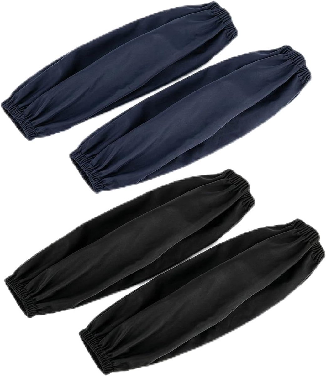 2 Paar waterdichte arm mouwen hoezen, waterdichte PU-armbeschermers, oliebestendige arm protector mouwbeschermers, compatibel met keuken schoonmaken wassen schilderen koken hond verzorging