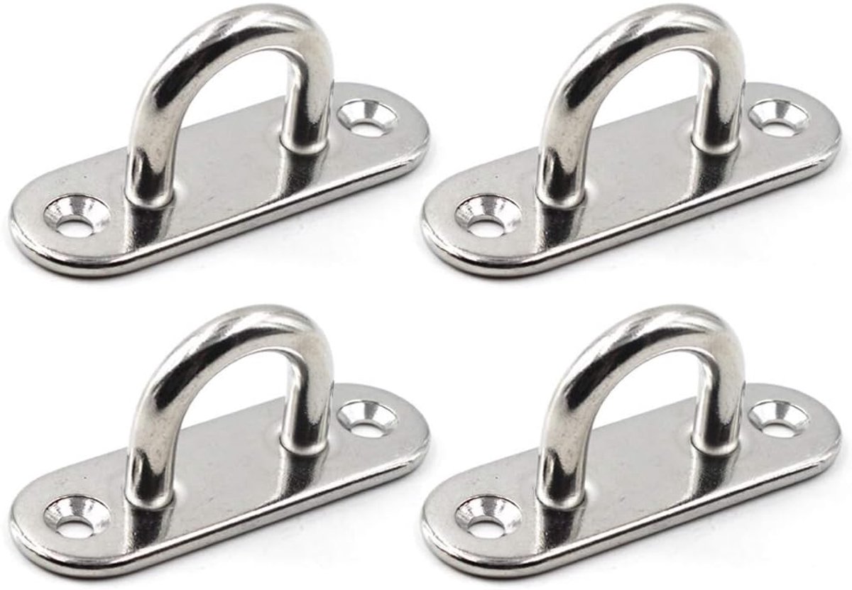 Ceiling Wall Hook Heavy Duty - 304 RVS - Duurzaam en Anti-Roest - Perfect voor Yoga Swings - ShopVlot