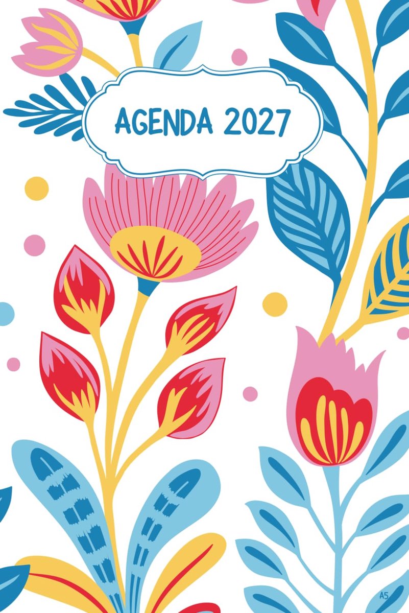 Agenda 2027 - A5 formaat - 1 week op 2 pagina's - Perfect voor planning - ShopVlot