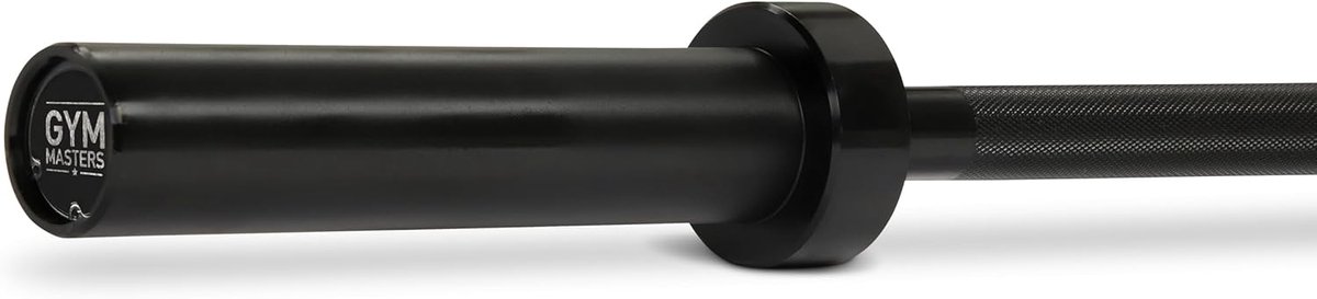 SnelShoppen - Olympic Dumbbell Bar 150 cm - 11.5 kg - 50 mm - Zwart - 180 kg Belastbaar - Compacte Halterstang voor Krachttraining & Thuisgym
