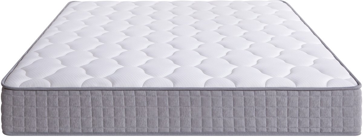 FloraGrace Matras 180x200cm - Pocketveringmatras - 7 Zones - H3 Stevig - Met Koudschuim - Wit