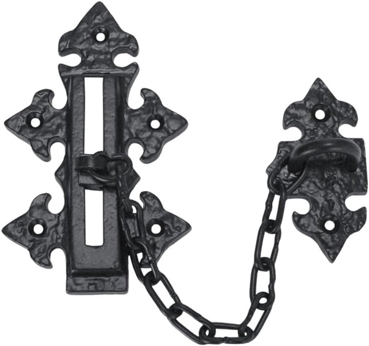 SnelShoppen - Veiligheid deurketting 130 x 80 mm, stevige beveiliging, ideaal voor thuisgebruik, eenvoudig te installeren, perfect voor extra veilighe