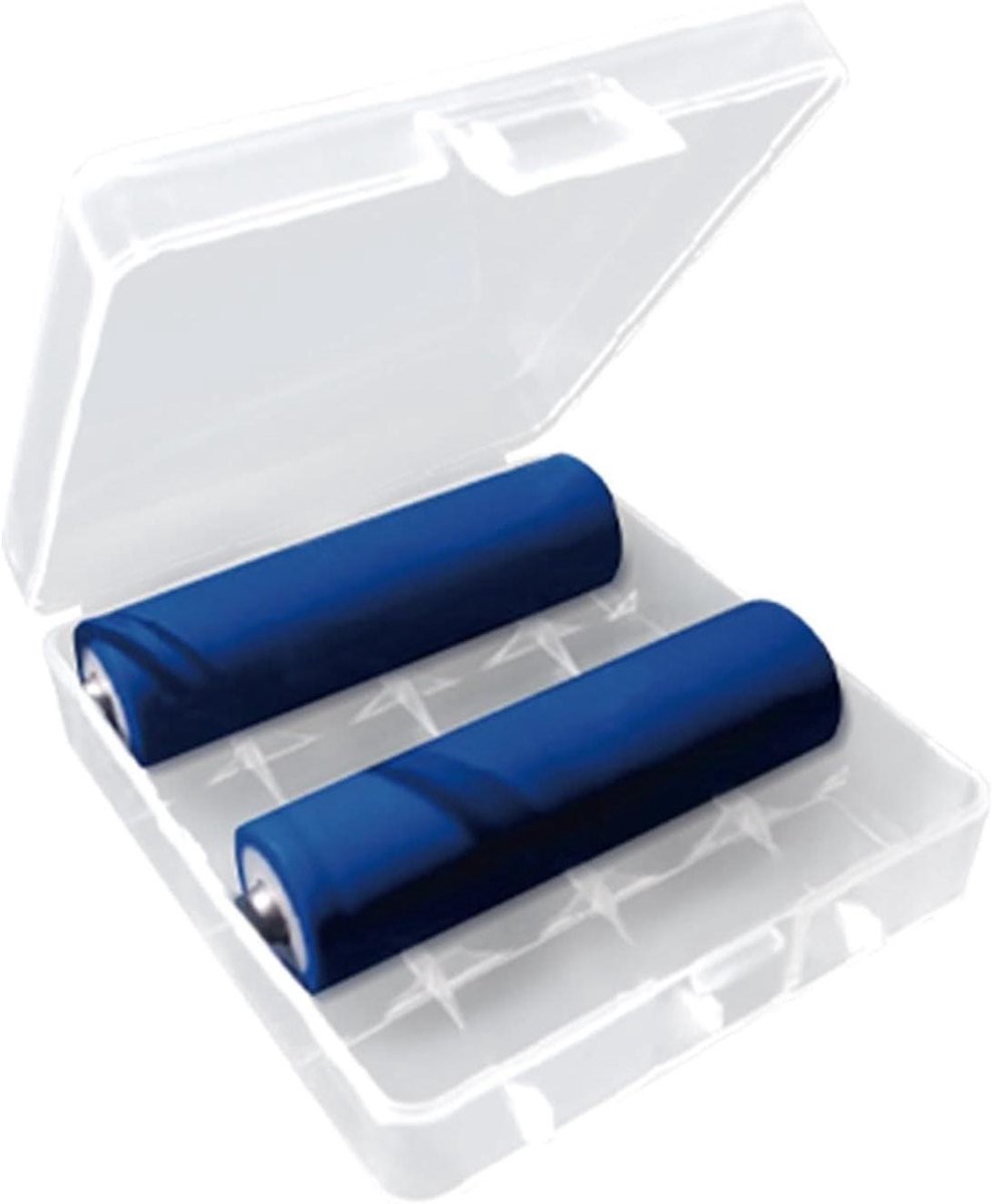 Opbergkoffer Batterijen - Batterijhouder Doos - Batterijen Organiseren - Stofdicht en Vochtwerend - 6.3 x 4.09 x 3.81 cm - Transparant