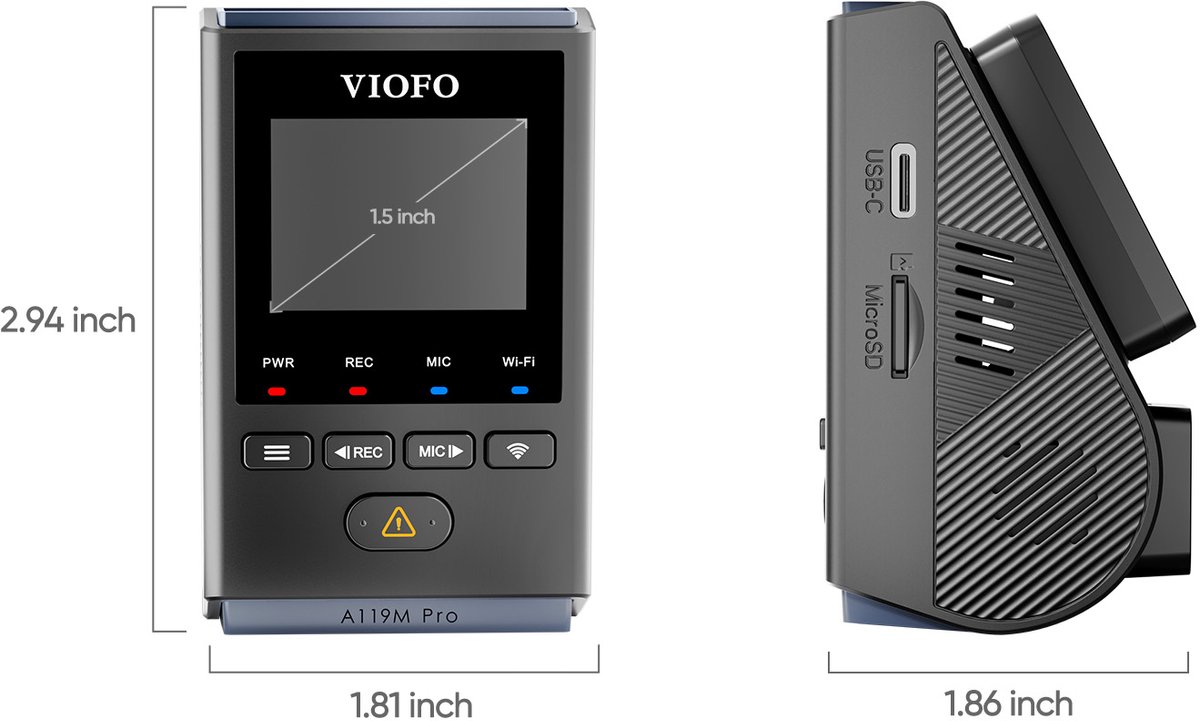 Sony VIOFO A119M Pro - 4K Dashcam thumbnail 3