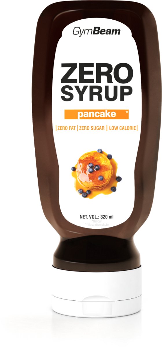 GymBeam NUL SYRUP Pannenkoek 320 ml
