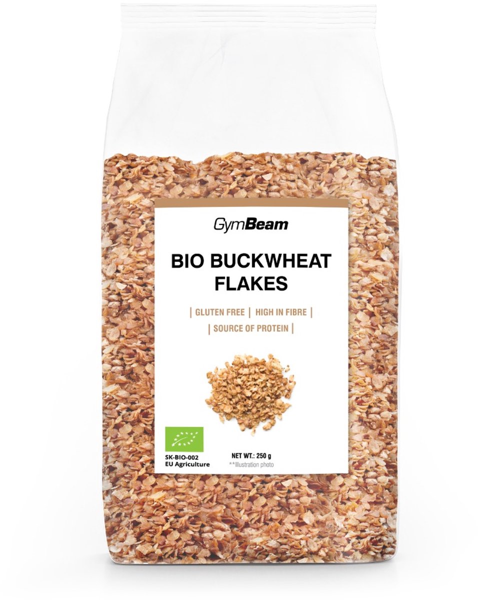GymBeam BIO Boekweitvlokken 250 g