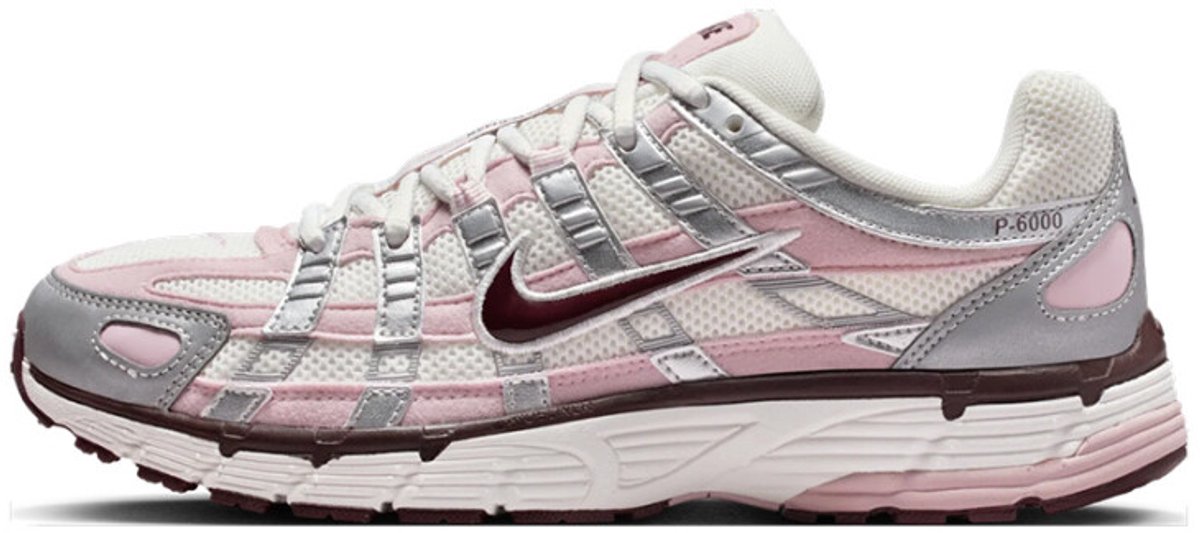 Nike P-6000 Unisex Chalk Burgundy Wit