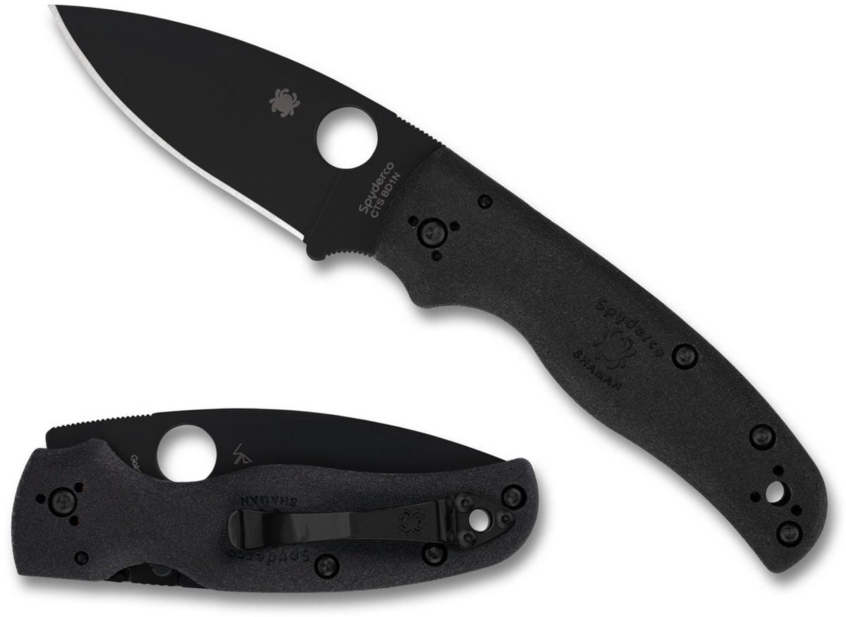 PREORDER Shaman Black Lightweight Black Blade CTS BD1N PE