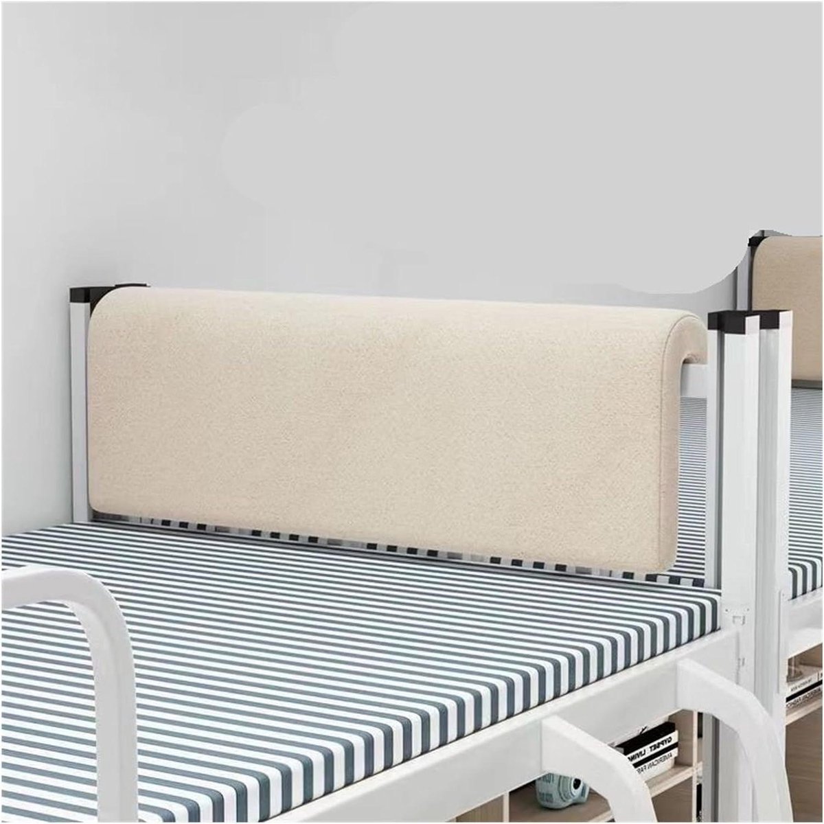 Rugkussen Bed - Hoofdeinde Kussen - Ontspannen in Bed - Afneembare Hoes - 90x25x5 cm - Kleur 2