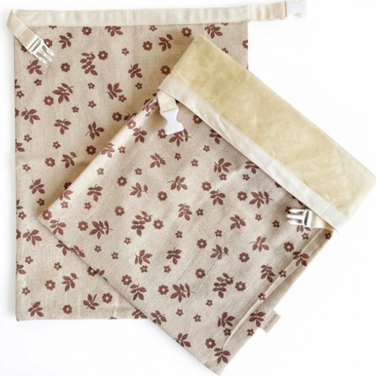 Foto: 2 pack bijenwas broodzakken 43x33cm groot en draagbaar katoenen bijenwas broodzakken herbruikbare broodzak voor zuurdesem zelfgebakken brood