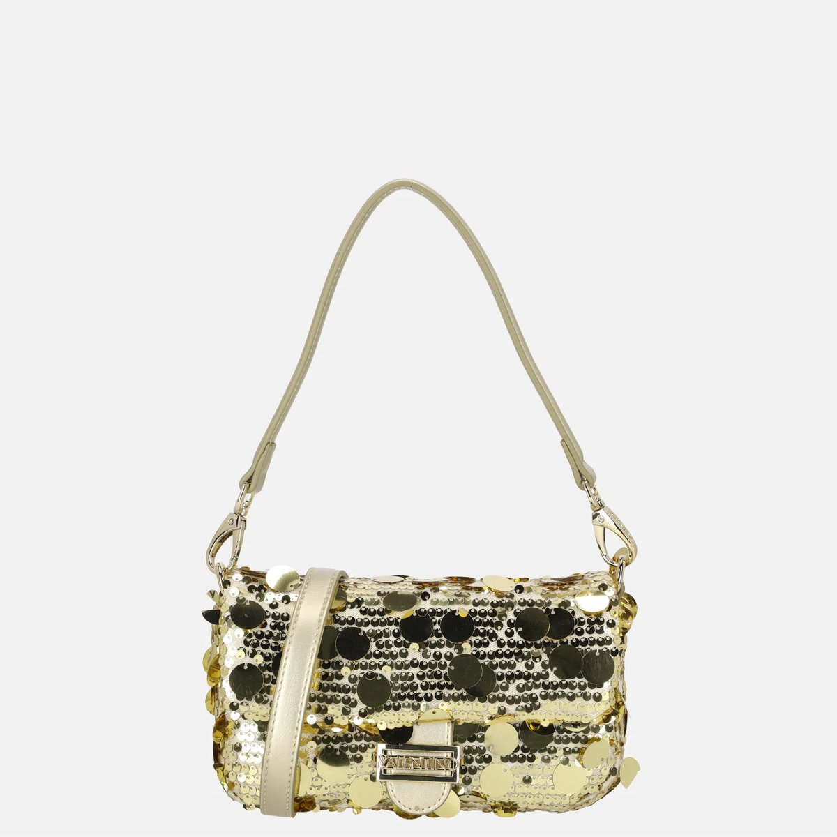 Valentino Bags Sleet schoudertas pailetten oro