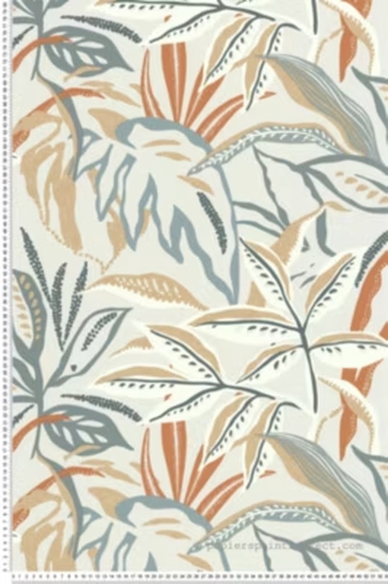 Lutèce – 51246710 – Vinylbehang – Oranje
