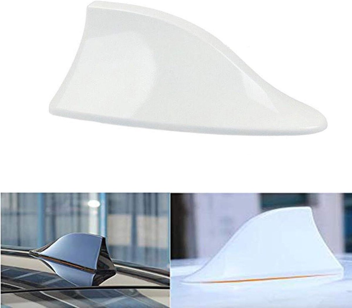 Haaienvin Antenne - Dakantenne Auto - Verbeter Signaal - Aerodynamisch Ontwerp - 10 x 10 x 10 cm - Zwart