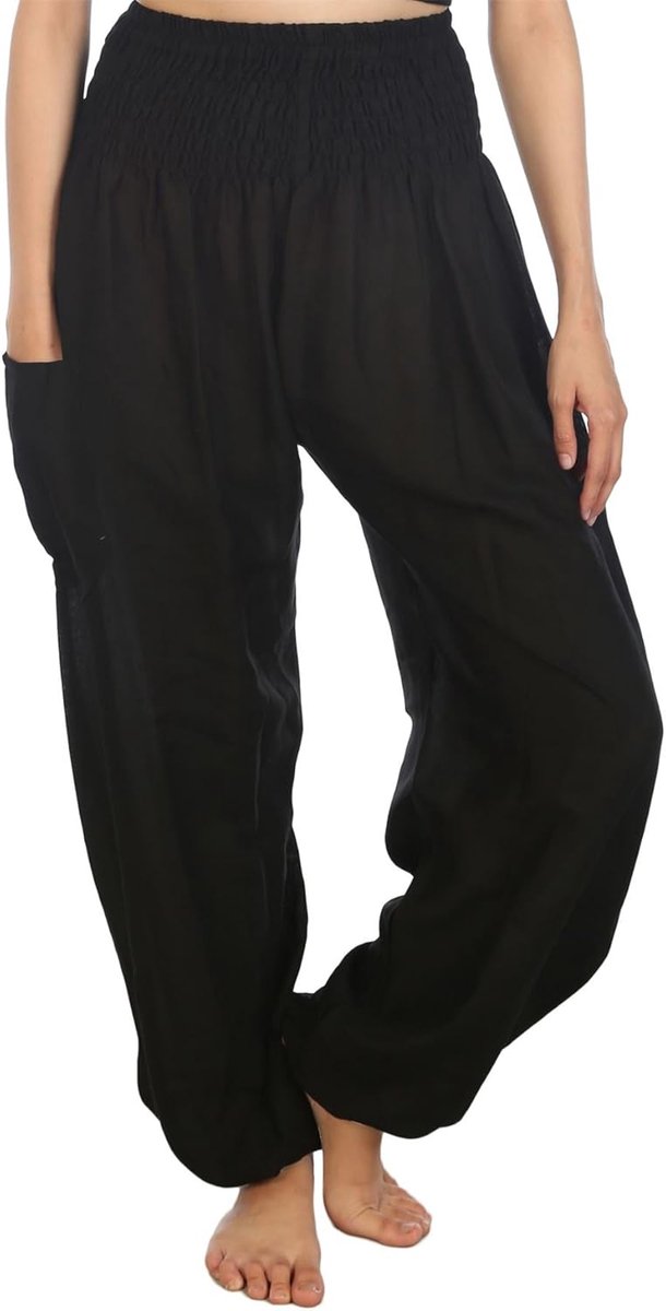 Harem Yogabroek voor dames S-4XL Hippie Boho PJs Lounge Beach Print Plus