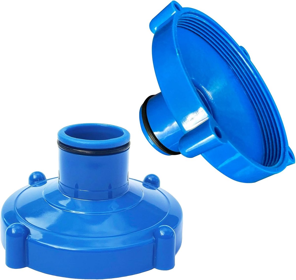 Set van 2 zwembadzuigslangadapters voor aanzuigslang (80 mm naar 32 mm) voor aanzuigslang