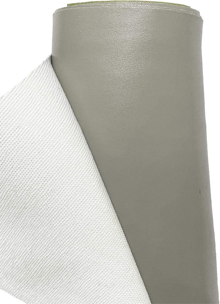 Stof, nepleer, vinyl, waterdicht, materiaal, voor kleding maken, bekleding, 2 meter, 200 x 140 cm, grijs