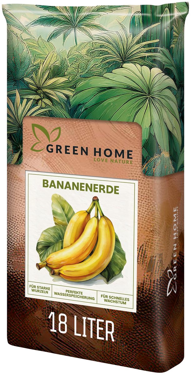 Green Home Love Nature Banana soil - bananen potgrond 18 l - met perliet - langwerkende mest NPK 14-10-18