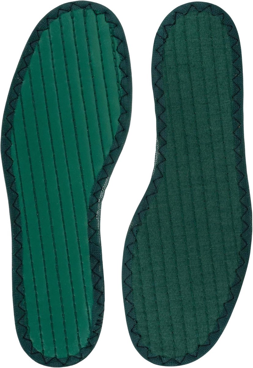 Moss inlegzolen voor kinderen - Natuurlijke moskern met katoenen oppervlak - Vochtabsorberende, geurreducerende inlegzolen met latex basis - Ademend en dempend - 1 paar 34/35 EUR