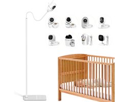 Babyfoonhouder op Vloer, Hoogte Verstelbaar 40-170 cm, Babyfoon Beugel Vloerhouder Compatibel met HelloBaby, VTech, TP-Link, Kasa Smart, GoodBaby, Babycamerahouder met 1/4" Schroefdraad