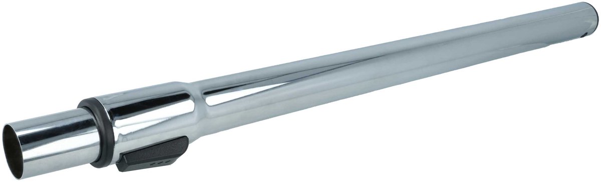 vhbw-stofzuigerbuis, compatibel met Rowenta RO 107109410, RO 107101410, RO 1071, RO 1045 IB 410 stofzuigers – 32 mm aansluiting, 58 – 96 cm, verchroomd