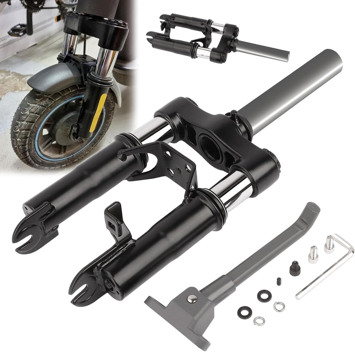 Verende vork, vering voor Segway Ninebot Max G30D G30LD G30D 2 G30LE E Scooter Schokdemper Schokdemper Schokdemper Scooter Accessoires voor Ninebot Max G30 modificaties en reparatie
