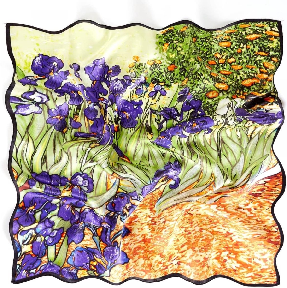 dames lichte zijden sjaal Bandana schilderkunst art prints