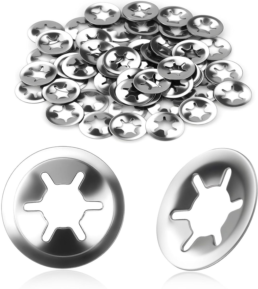 50 stuks veiligheidsschijven klemschijven sluitringen M5 X 14mm veiligheidsring explosief veiligheidsringen set voor welvingen klemring veiligheidsschijven roestvrij staal snelvergrendeling