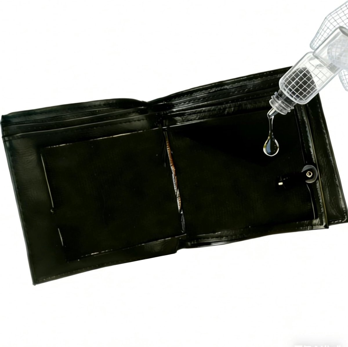 Magic Flame Wallet, Portemonnee Magic Flaming Fire Wallet Tricks Prop met de vlam van de Tovenaar Magician Stage Street Onvoorstelbare showrekwisiet