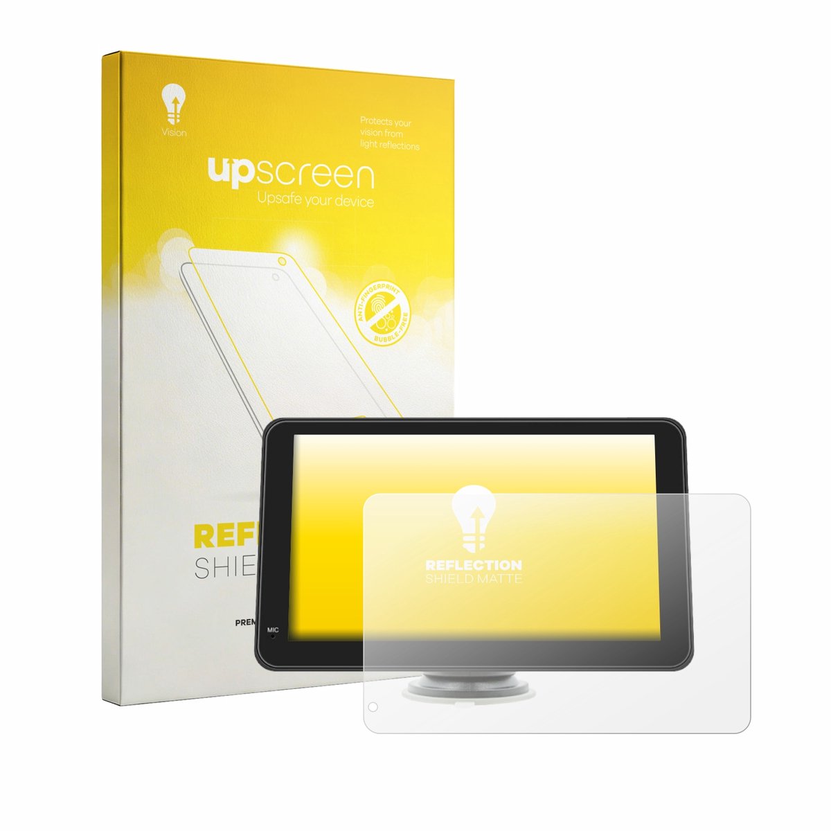 upscreen - Screenprotector voor geekmaxi SD7293A 7" - Folie Beschermfolie anti glare matte