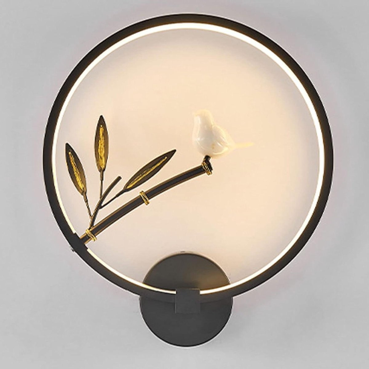 Wandlamp Chinees Design - Wandlamp Slaapkamer - Sfeerverlichting Creëren - Handgeschilderd Decor - 18W/36W LED - Geel