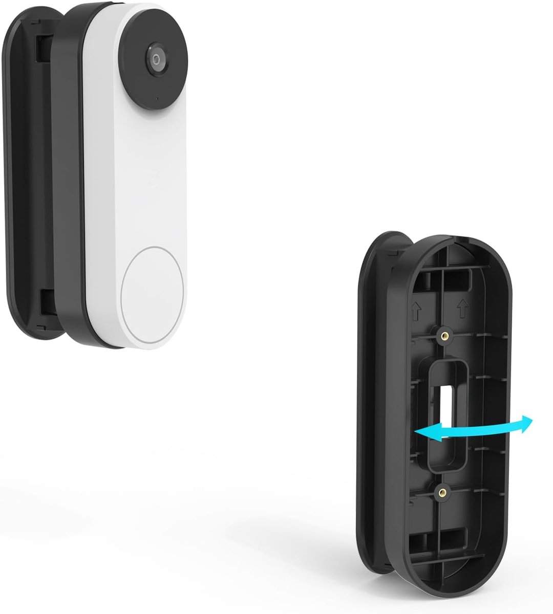 verstelbare hoek (0-45 graden) voor Google Nest deurbel