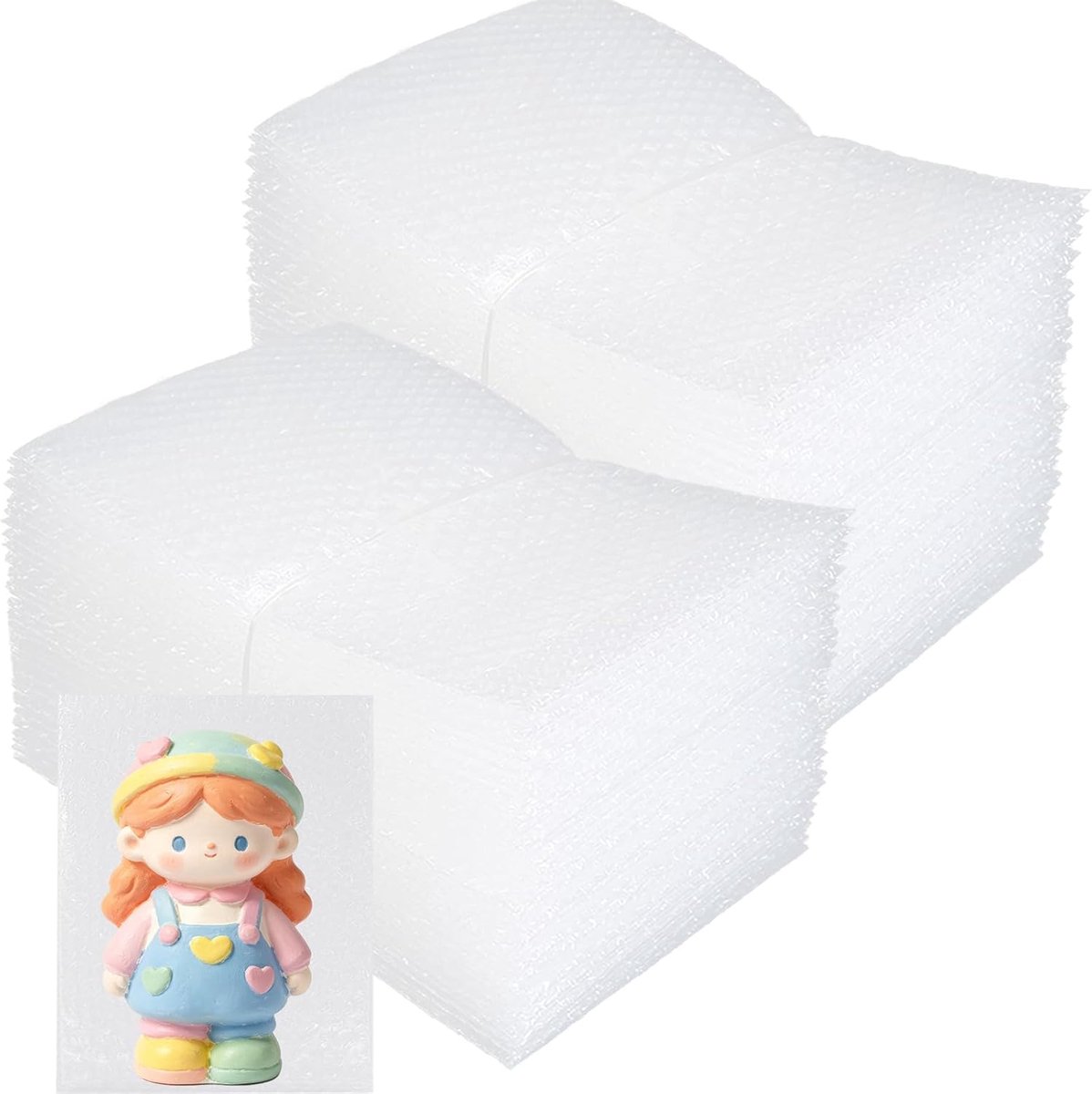 100 stuks bubbelzak, 15 cm x 20 cm bubbelzakjes wrap voor verzending, dubbele wanddemping voor verpakking, verplaatsen en opslag breekbare China gerechten elektronisch item