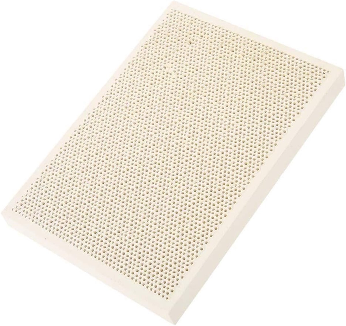Soldeerplaat, hittebestendig, keramiek, honingraatpatroon + soldeermat voor sieraden, warmte, lak, om te drogen, gereedschap voor gasfornuis, 135 x 95 x 13 mm