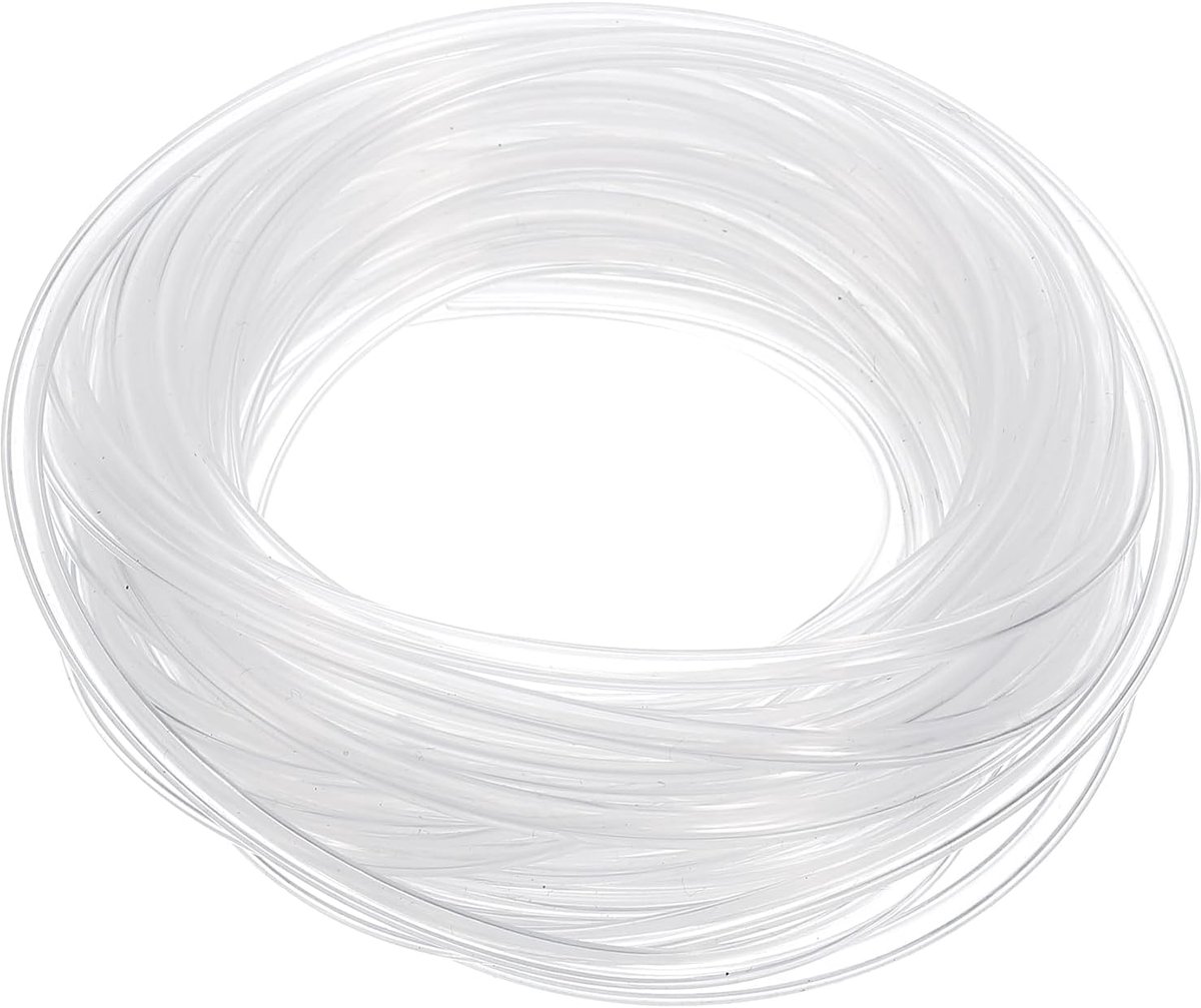 Siliconen slang, 1,5 mm ID x 3 mm OD 16,4 voet lange flexibele zuivere siliconen slang, slangslang voor thuisbrouwen, aquaponica, luchtslang, irrigatie