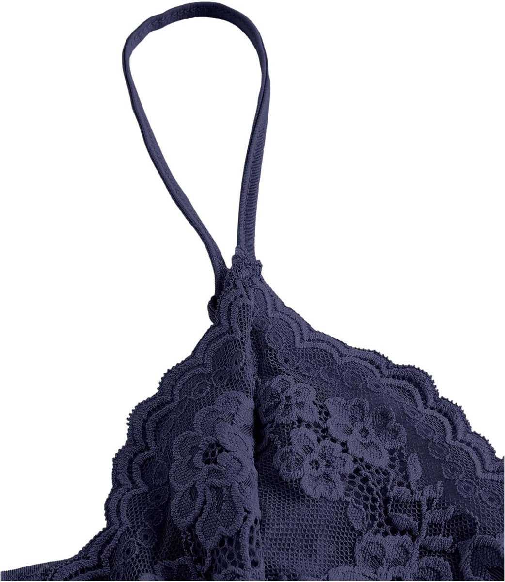 Y2k Camisole top met spaghettibandjes, V-hals, bovendeel met contrasterende kant