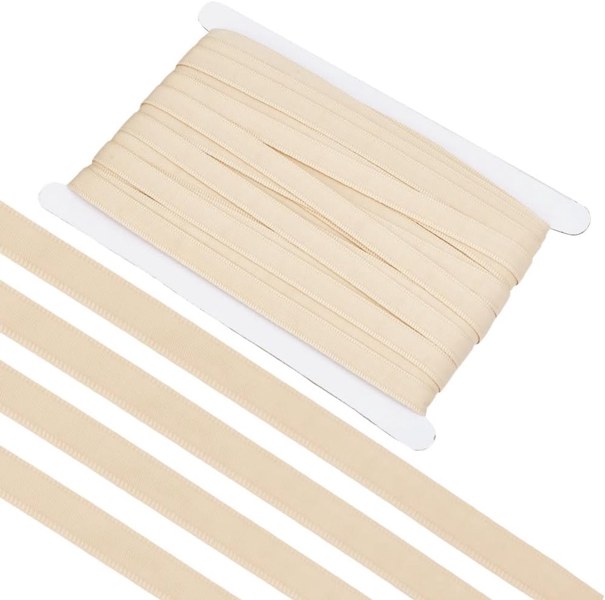 25M 10MM Nude Korset Baleinen Plastic Baleinen Polyester Beklede BH-Baleinen Kanaalband Naai-accessoires Korsetten Lint voor het naaien van trouwjurken DIY-knutselbenodigdheden