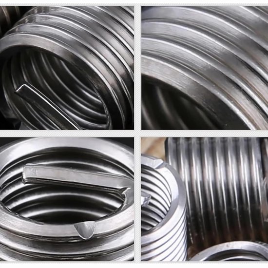 100 Stks Draad Draad Inserts M6 Roestvrij Staal Type Opgerolde Draad Schroef Draad Mouw Draad Reparatie Insert Assortiment Kit M6x1.0x1.5D M6 — afbeelding 2