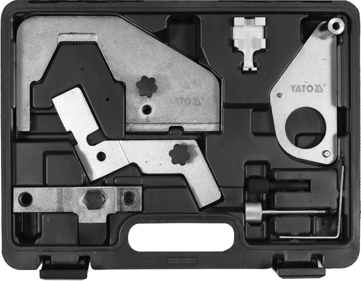 Professionele Distributie Borgset voor Ford 2.0 Benzine (EcoBoost / SCTi) – Voor Mondeo, Focus, Galaxy & S-MAX – Motorcodes TNBA, TPBA, MGDA, XQDA, TNWA e.a. – Timingset met Koffer