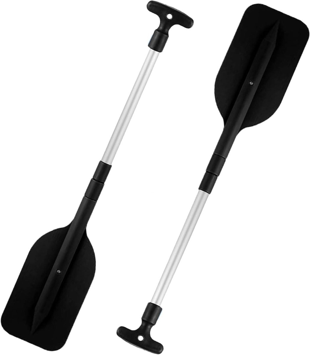 Kajakpeddels - Kano peddel - Watersport - Telescopische schacht - 20-40 inch - Zwart