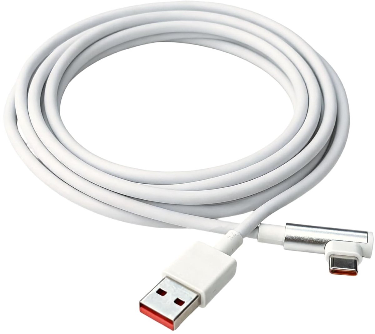 Snelle USB C Oplaadkabel met 90 Graden Hoek voor Smartphones en Tablets - 1.8m, Gegevensoverdracht, Compatibel met Veelgebruikte Modellen