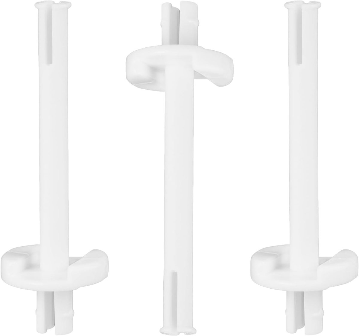 3 stuks spoelhouders voor naaimachine, houder voor naaigaren, naaimachine spoelstiften wit 6 x 2 cm, vervangende draadas accessoires, duurzame kunststof garenhouder, geschikt voor thuisnaaimachines