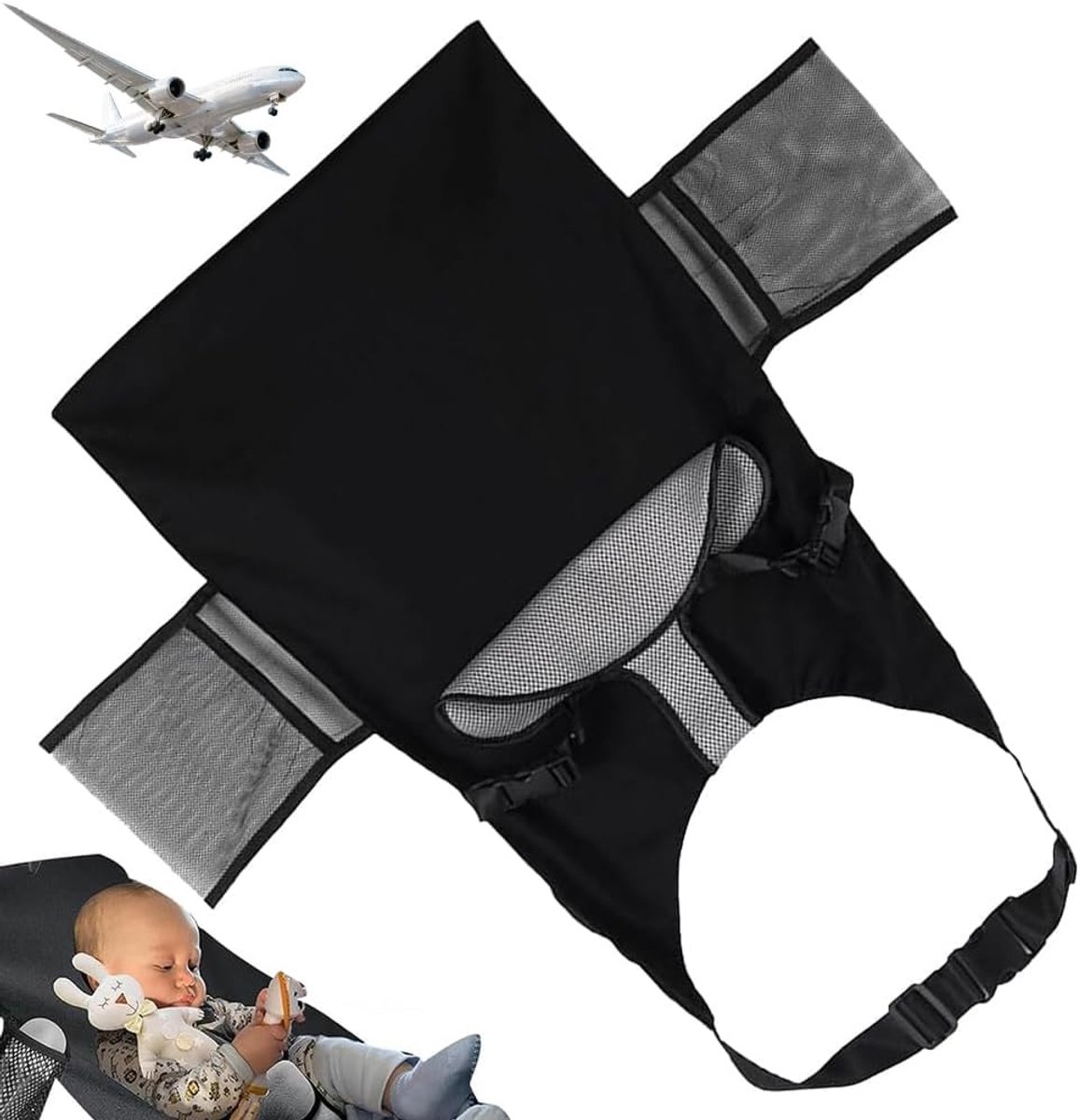 Draagbare Babyreisbed Stoeluitbreiding voor Kinderen voor Vliegtuig en Auto voor Reizende Gezinnen Accessoires