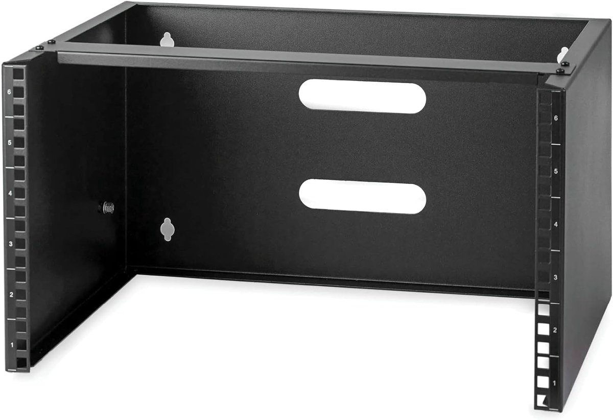 6U 36 cm diep serverrack wandmontage beugel voor patchpanelen