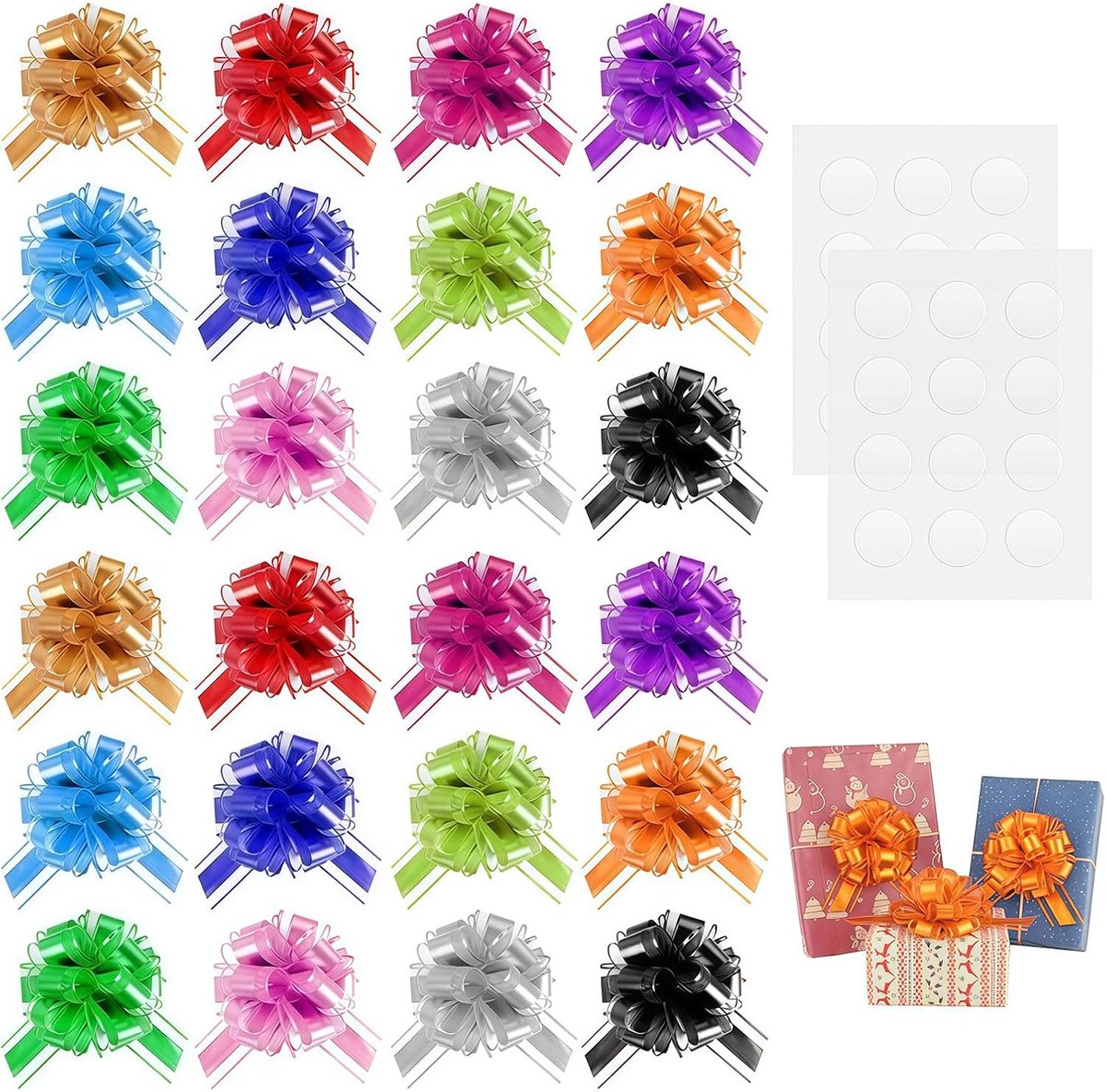 Strikken, 12 kleuren strik voor het verpakken van geschenken