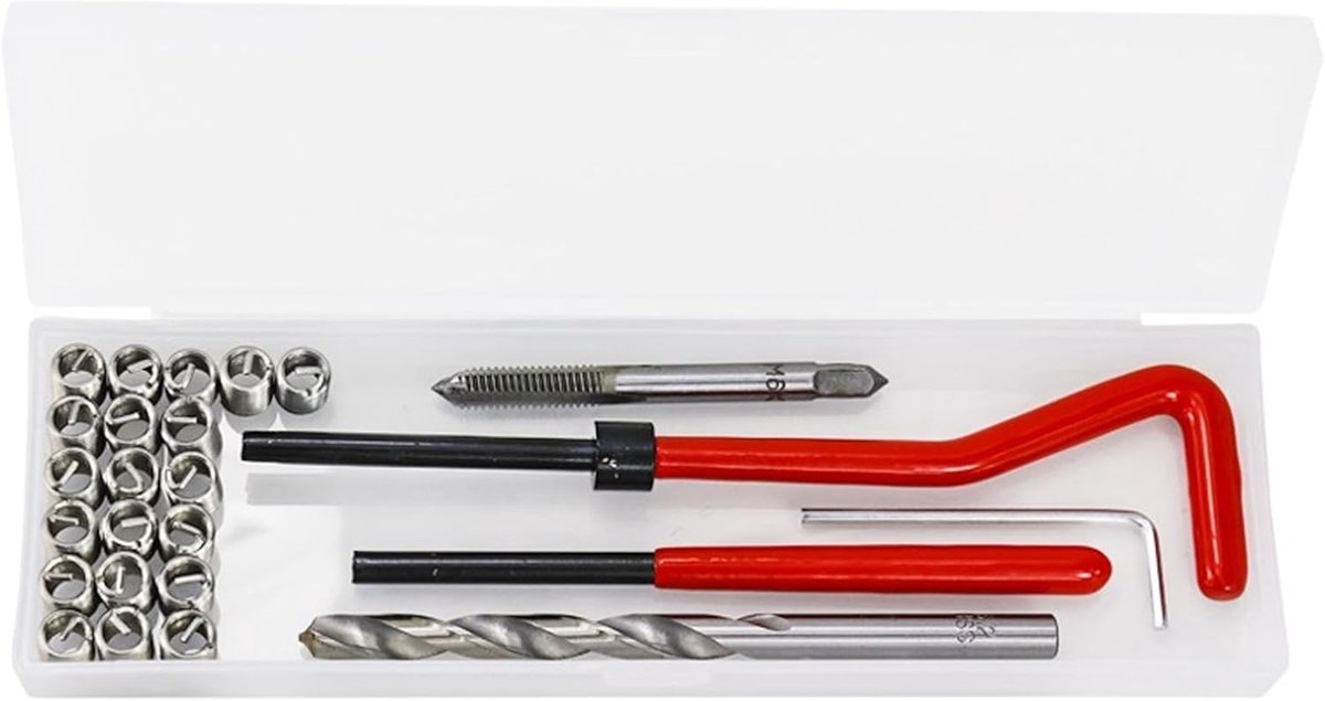 Schroefdraad Reparatieset M4, Kit M4, 25-delige M4 Schroefdraad