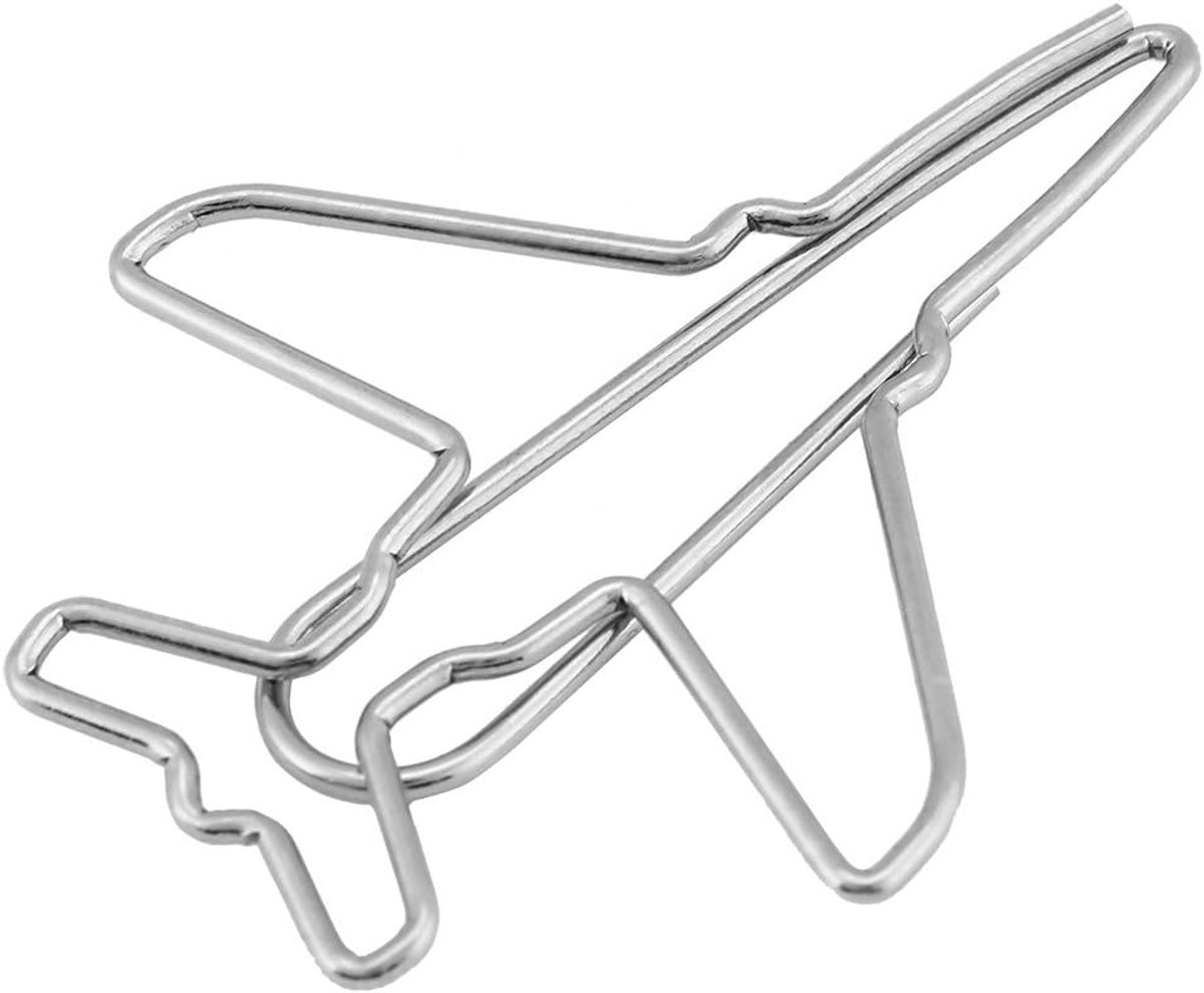 10 stuks briefklemmen, vliegtuigvorm, paperclips, bladwijzers, etikettering, document, organisering, clip, schrijfwaren, motief, nietjes, handgemaakte materialen